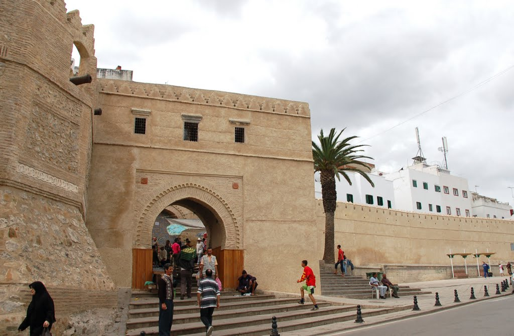 Historic street view of Tetouan's UNESCO World Heritage medina